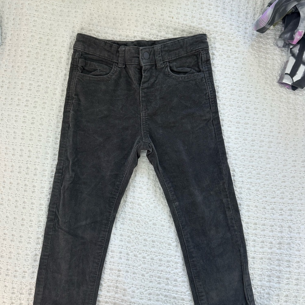 Mayoral Dark Gray Corduroy Pants